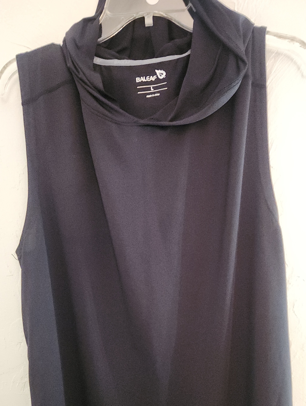 Baleaf Navy Sleeveless Cowl Neck Tank Top